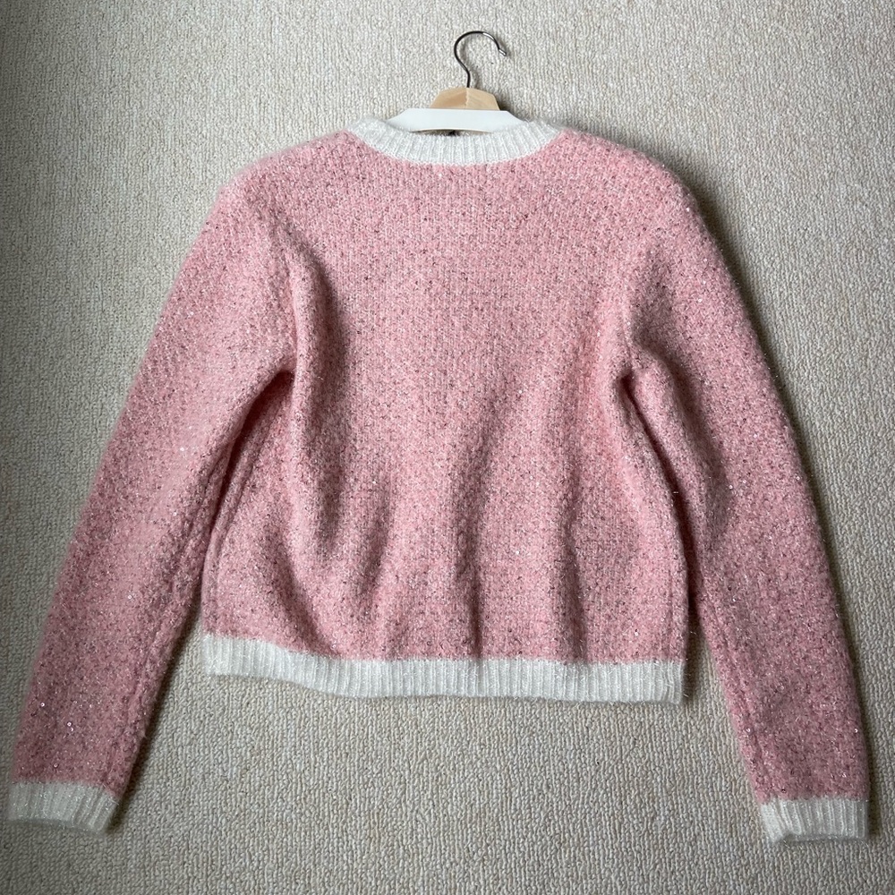 Maje Pale Pink Cardigan - Picture 5 of 5